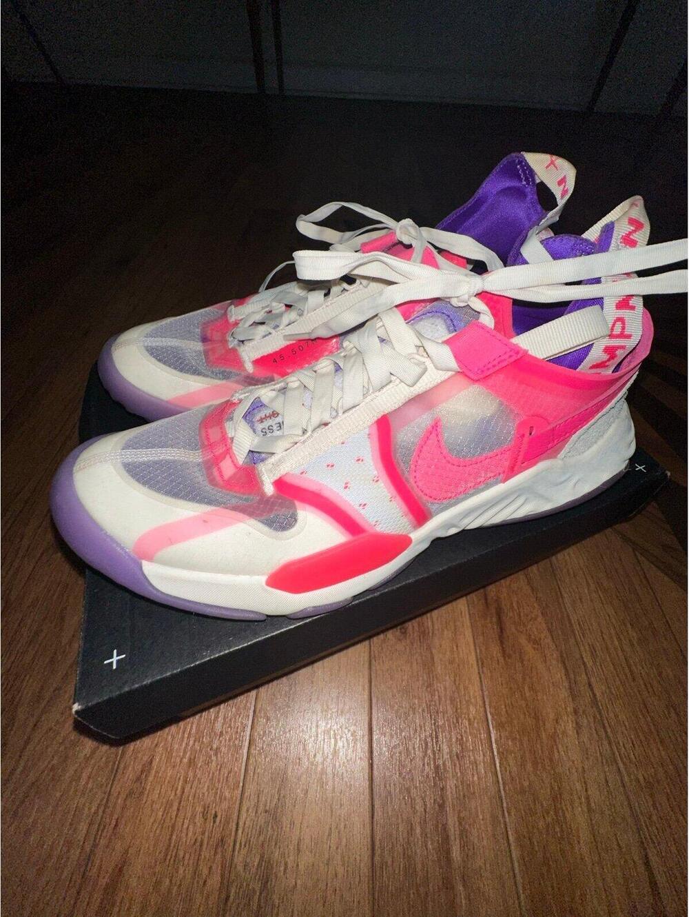 Nike Jumpman Delta Breathe Womens Sneaker US 8 Sail/Pink/Purple/White